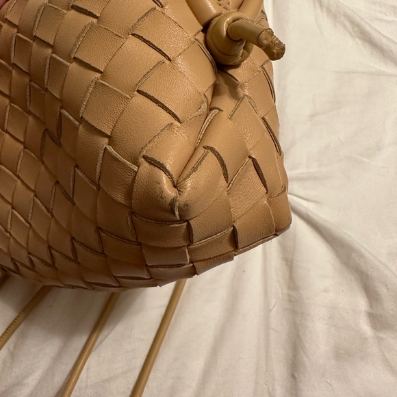 Authentic Bottega Veneta Mini Loop Camera Bag in Almond - Picture 12 of 14